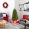 5ft. Pre-Lit Vancouver Spruce Artificial Christmas Tree, Warm White LED Lights
